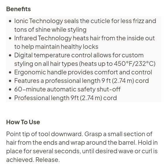 Drybar The Wrap Party Curling and Styling Wand - Picture 7 of 7